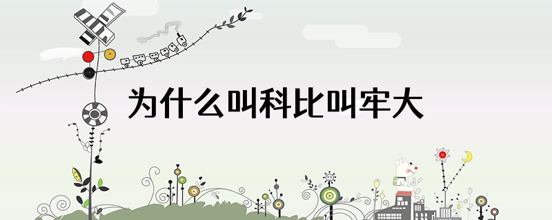 为什么叫科比叫牢大