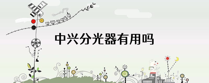 中兴分光器有用吗