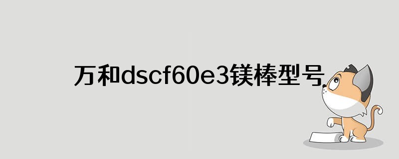 万和dscf60e3镁棒型号