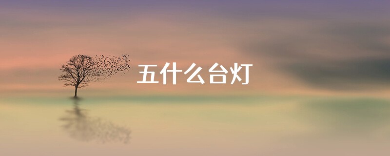 五什么台灯