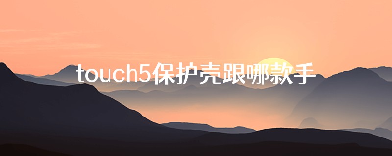 touch5保护壳跟哪款手机壳可以共用