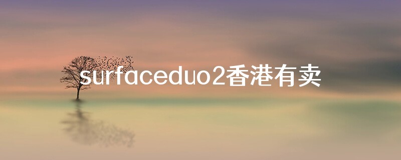 surfaceduo2香港有卖吗