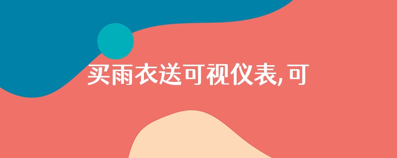 买雨衣送可视仪表,可视仪表是什么