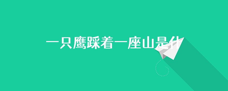 一只鹰踩着一座山是什么牌子