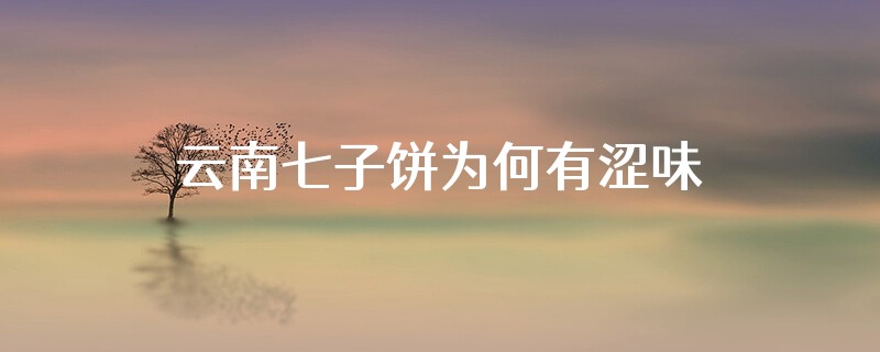 云南七子饼为何有涩味